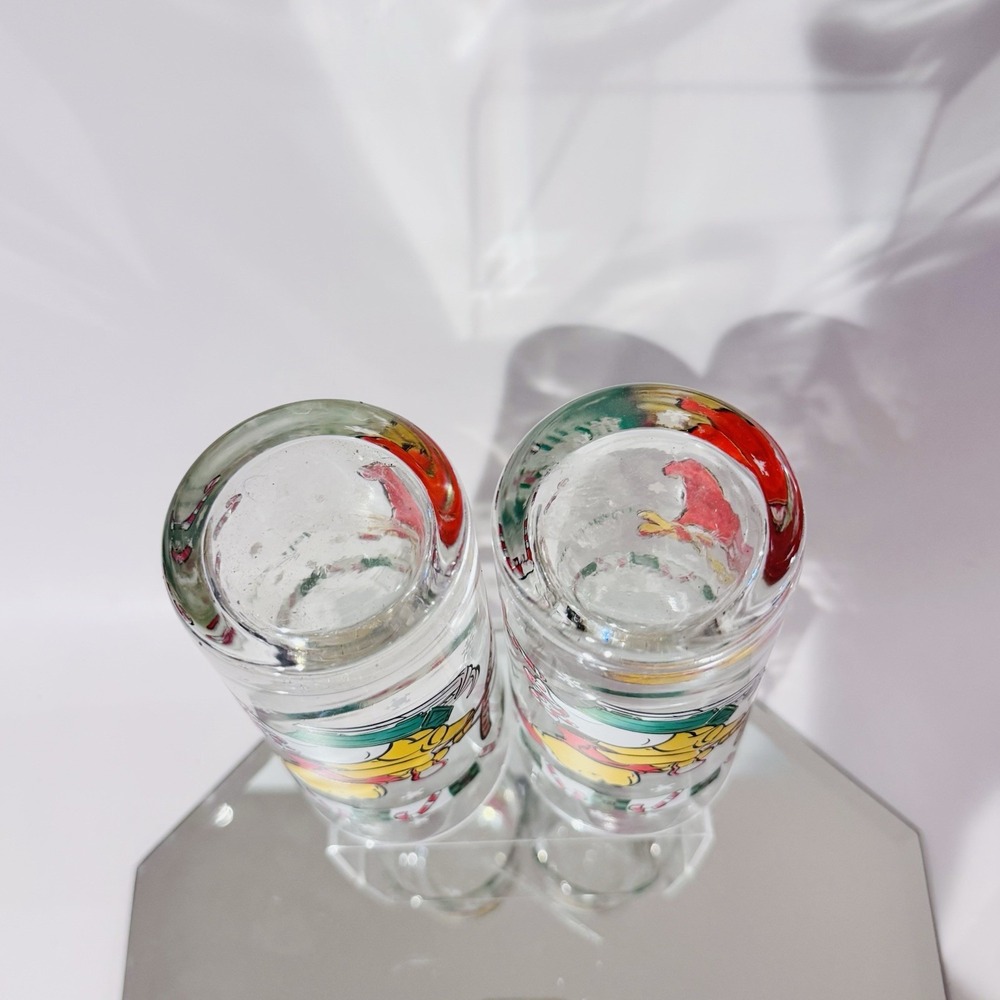 (2)‎ Winnie the Pooh & Reindeer Tigger 100 Acre Holiday 16oz Tumbler Glasses - Picture 5 of 10